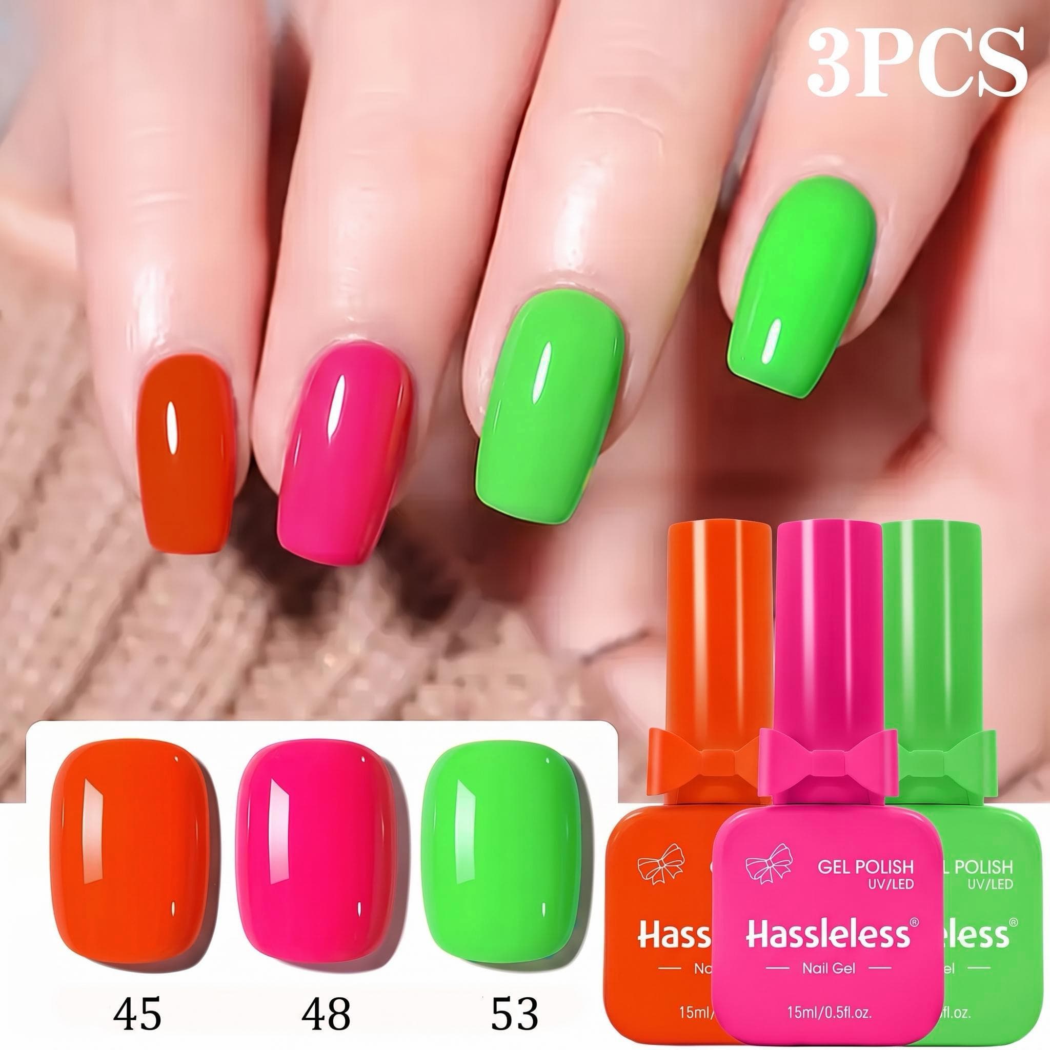 Nail Art Orange - Set de esmaltes de uñas en