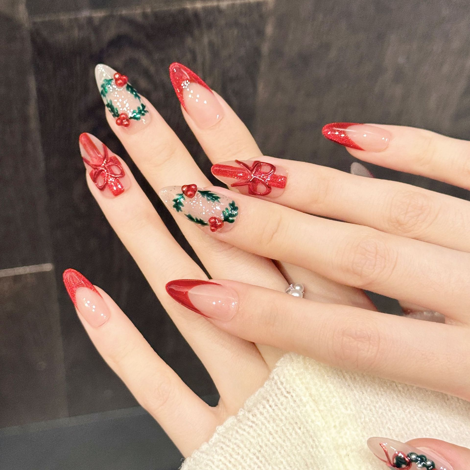 10 Uds. De uñas postizas de al - Nail Art Press On reseña y precio