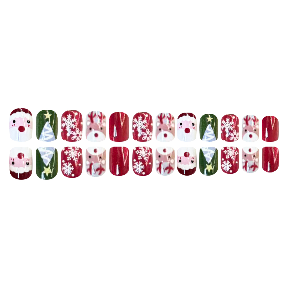Uñas Postizas Navideñas con Di - Nail Art Press On reseña y precio