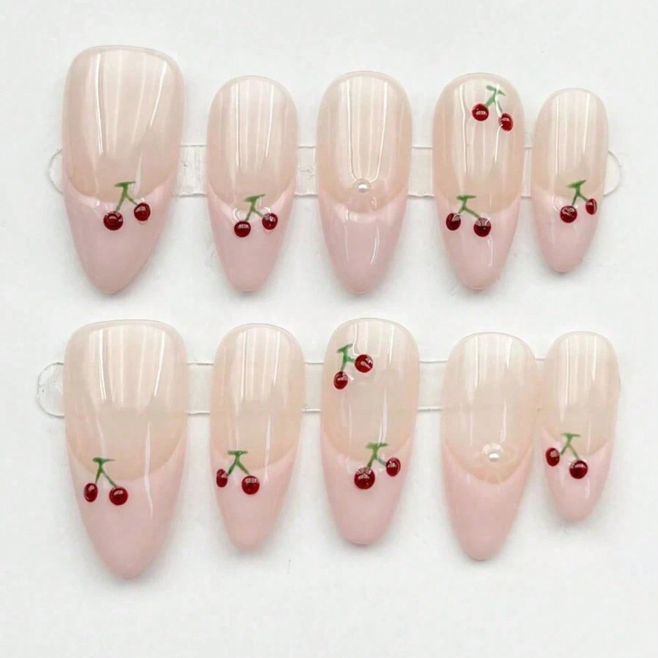 10 Uñas Postizas Color Rosa Nu - Nail Art Pink reseña y precio