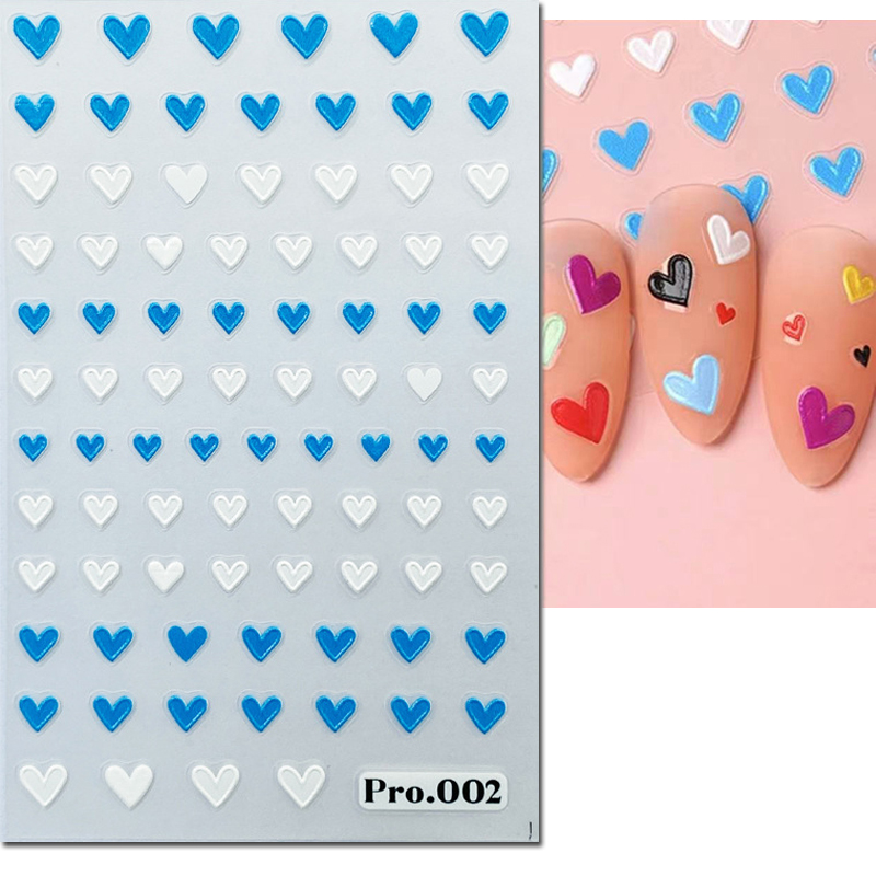 Pegatinas 5d en relieve para d - Nail Art Valentines Day reseña y precio