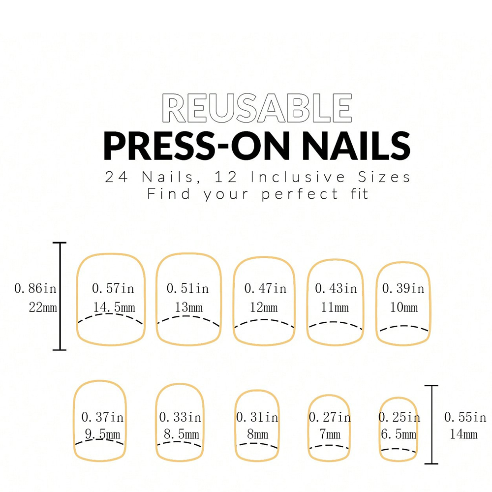 ARTAUG 24 Uds. De uñas postiza - Nail Art Pink reseña y precio