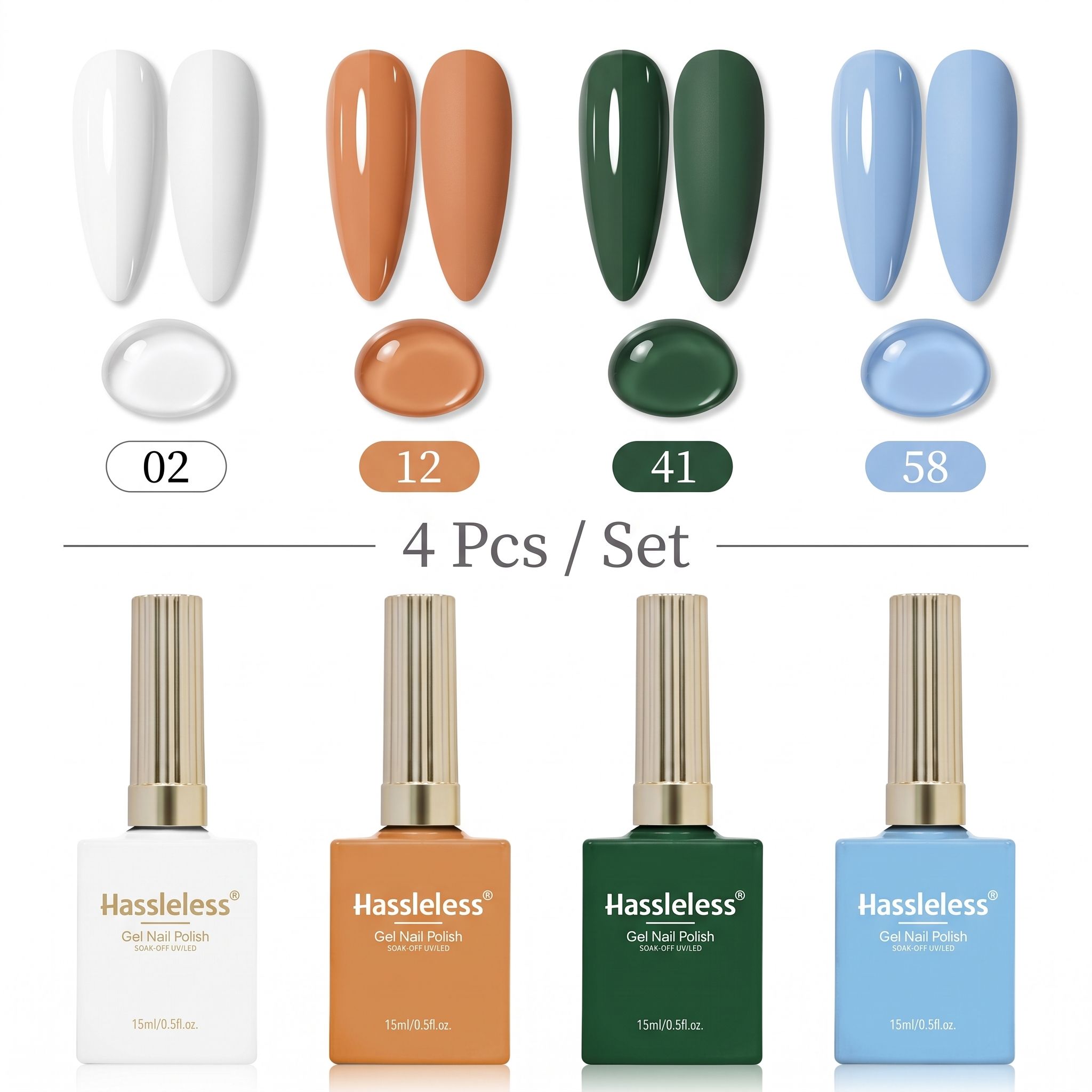 Juego de 4 esmaltes de uñas en - Nail Art Orange reseña y precio