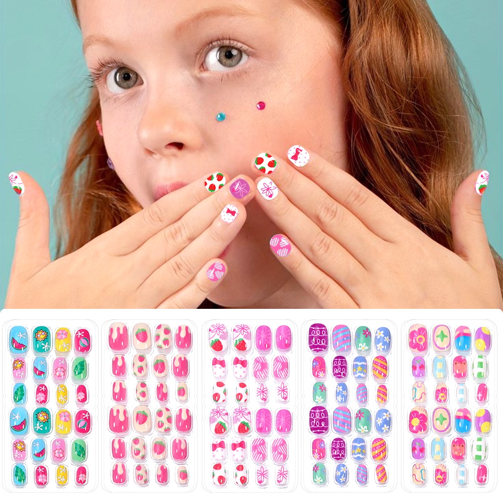 Juego de 5 piezas de 120 pieza - Nail Art Press On reseña y precio
