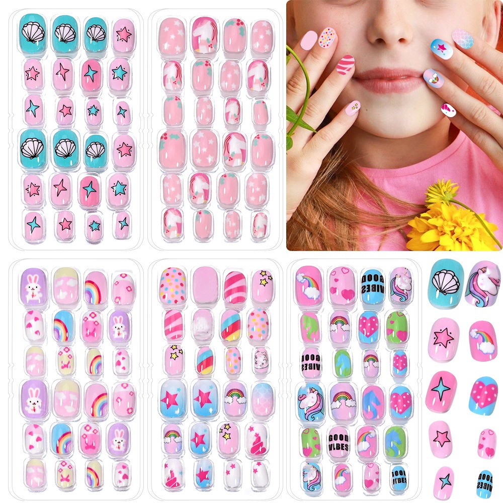 Juego de 5 piezas de 120 pieza - Nail Art Press On reseña y precio