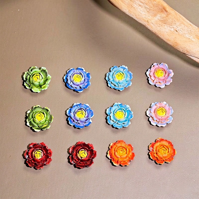50 piezas de cabujones de resi - Nail Art Ombre reseña y precio