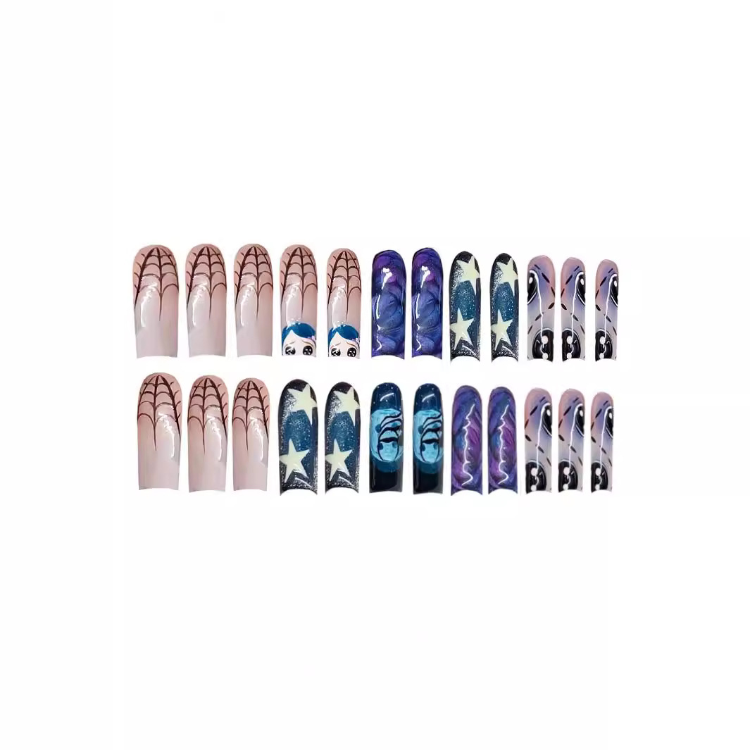 Uñas postizas desmontables, 24 - Nail Art Press On reseña y precio