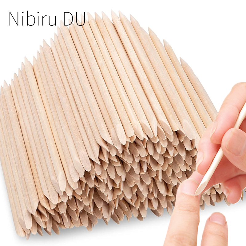 100/50 Uds. Palillos de madera - Nail Art Orange reseña y precio